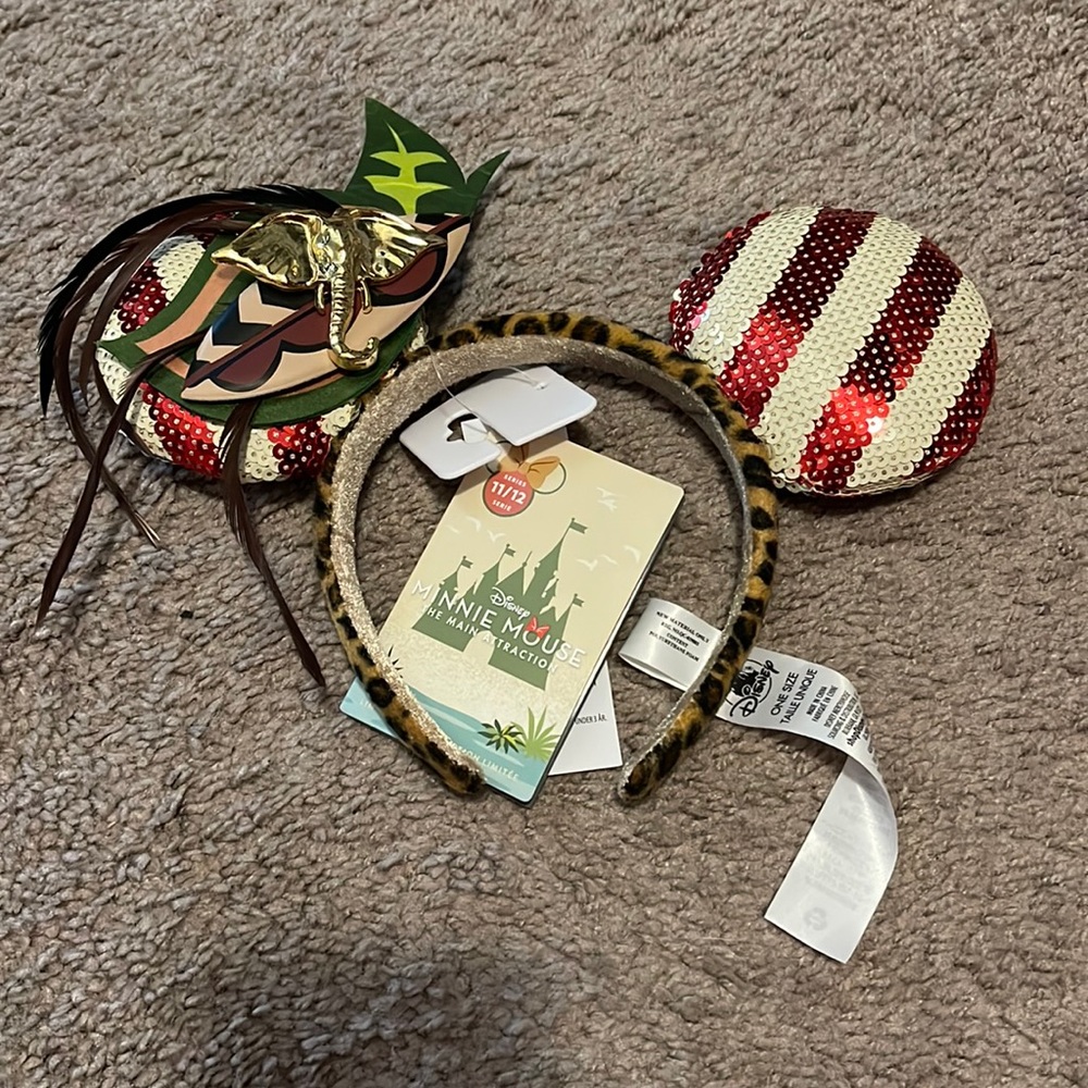 🐘 JUNGLE CRUISE MINNIE MOUSE EARS